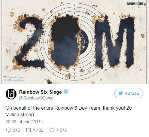 Rainbow Six: Siege - ставит новые рекорды по онлайну
