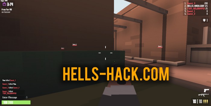 Чит на krunker.io Aimbot, Nametags, No recoil, No recoil, NoSpread, Fast Reload