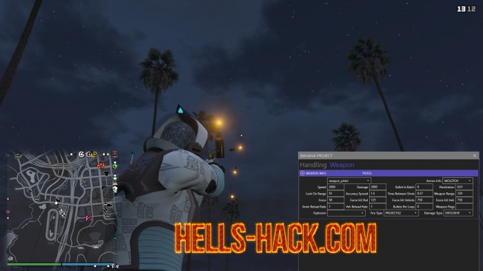 Чит для GTA 5 Online Damage, Speedhack, Ammo Hack 2020