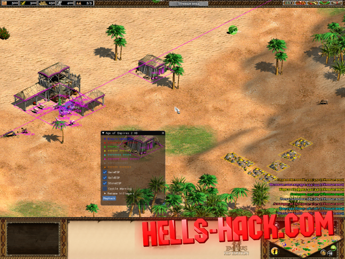 Чит на Age Of Empires 2 HD MultiPlayer HACK ESP, MAPHACK 21.01.21