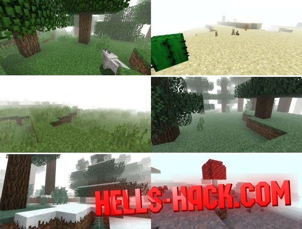Мод Mist Biomes для Minecraft 1.12.2 - новый туманный биом