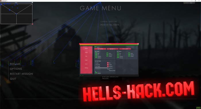 Читы на BF1 Battlefield 1 Cheat Aimbot,Wh,Radarhack,Wallhack 2022