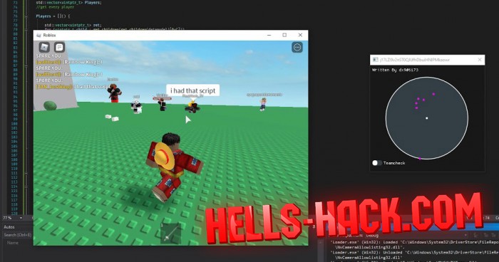 Читы на Roblox бесплатно Cheat Radarhack 2021