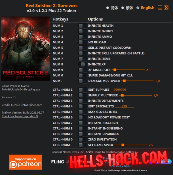 Трейнер для Red Solstice 2: Survivors Cheat Бессмертие, Дамаг, XP Hack 2021