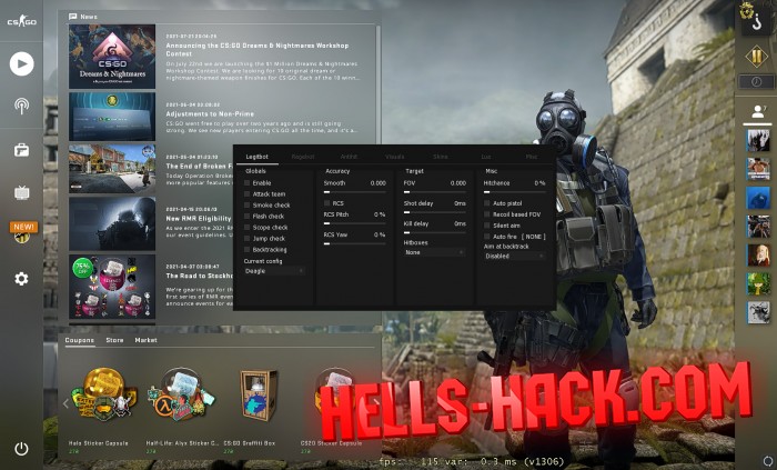 Читы на csgo nixware.cc Cheat HVH, Aimbot, Wh, Wallhack 2021