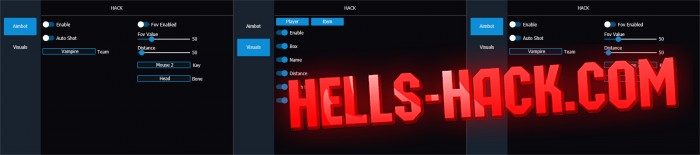 Читы на Deceit multihack бесплатно Aimbot, Wh, Wallhack Vampire 2021