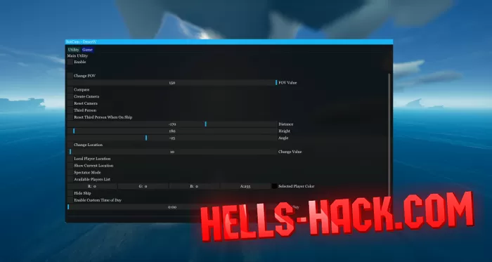 Мощный чит для Sea of Thieves 2024 Аимбот, Валлхак, Управление камерой
