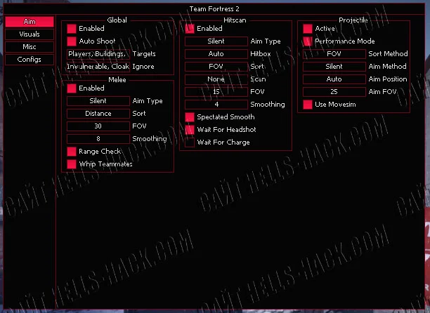 Читы для Team Fortress 2 BadPaste Silent Aimbot, Esp, Auto Shot