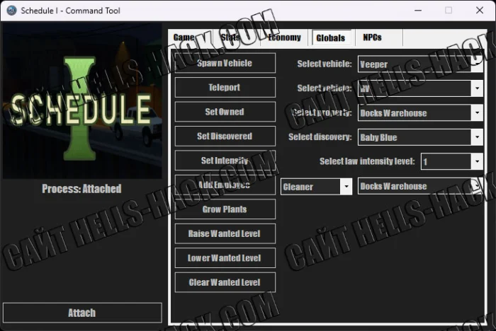 Рабочий чит для Schedule I Teleport, Spawn Items, Speedhack