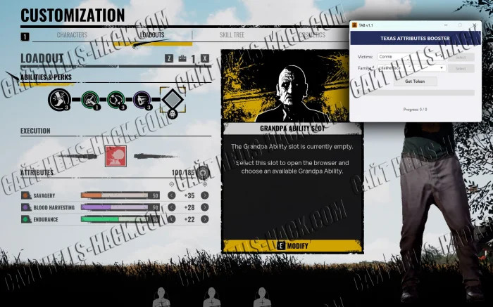 Читы для Texas Chainsaw Massacre Attributes Booster