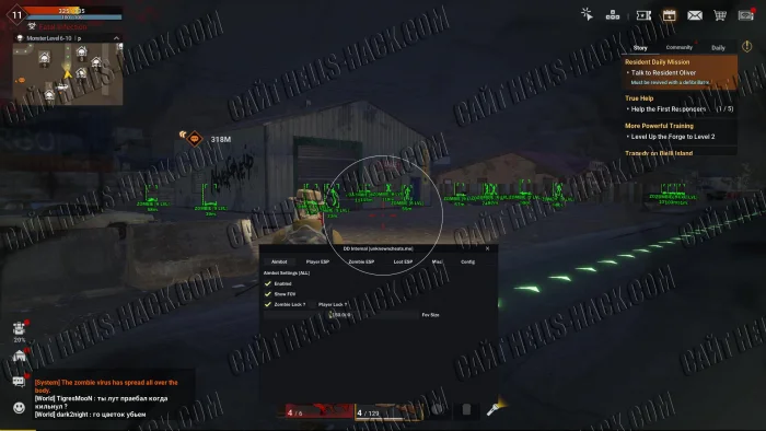 Читы на Darkest Days Multihack Aimbot, Player Esp, Wh