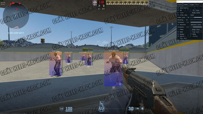 Чит EVO3 на CS2 Steam Aim, Wh, Trigger бесплатно