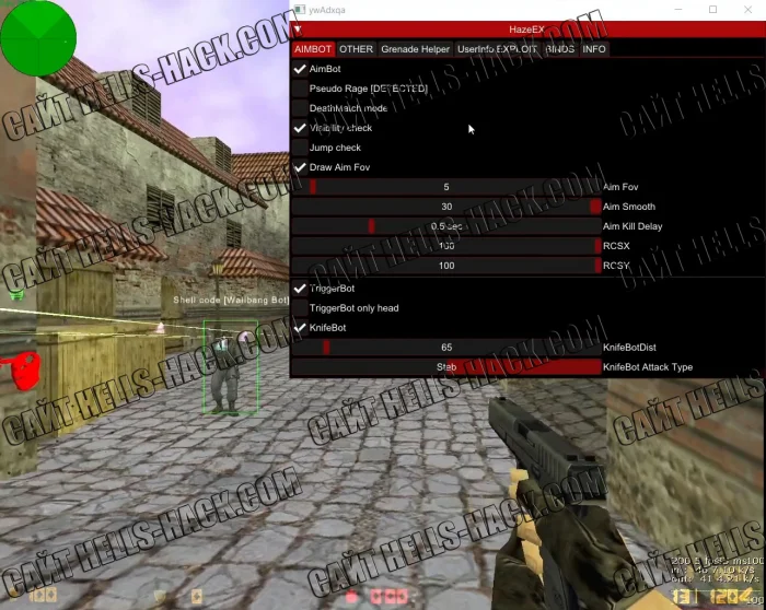 Чит python multihack для CS 1.6 Aim, ESP, Knifebot, wallhack