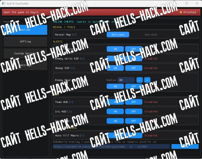 Чит Age Of Empire 4 + Online Hack (Reveal Map, ESP, Wallhack) 2025
